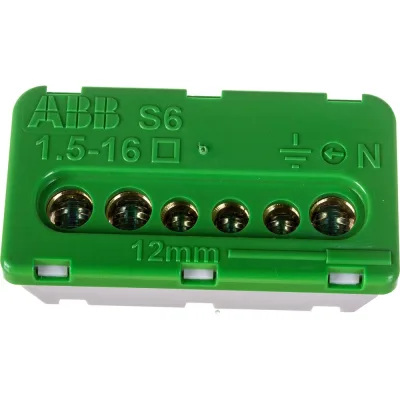 Винтовой клеммник ABB PE3x16-3x25мм PEK/S06 1SPE007715F0741