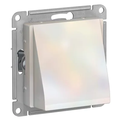 Вывод кабеля Systeme Electric AtlasDesign встраиваемый жемчуг (ATN000499)