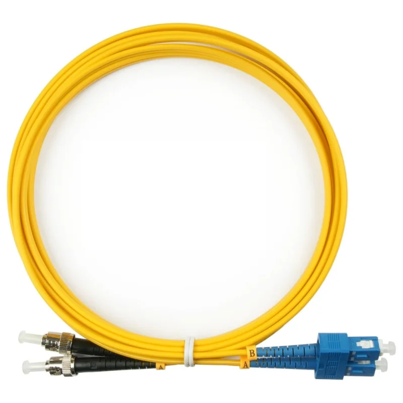 Оптический патч-корд TopLAN дуплексный, SC/UPC-ST/UPC, SM 9/125, 120 м, DPC-TOP-652-SC/U-ST/U-120