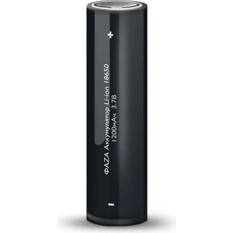 Аккумулятор ФАZА 18650 3.7В Li-Ion 1200мА.ч без платы защиты 5037670