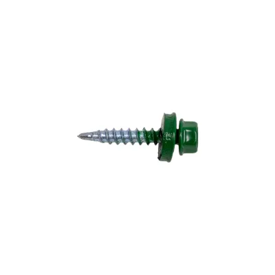 Кровельный саморез Daxmer 4,8х29 RAL 6002 сверло №1, 250 шт 00000305622