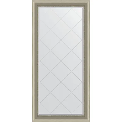 Зеркало EVOFORM с гравировкой в багетной раме - хамелеон 88 мм (76x159 см) BY 4278