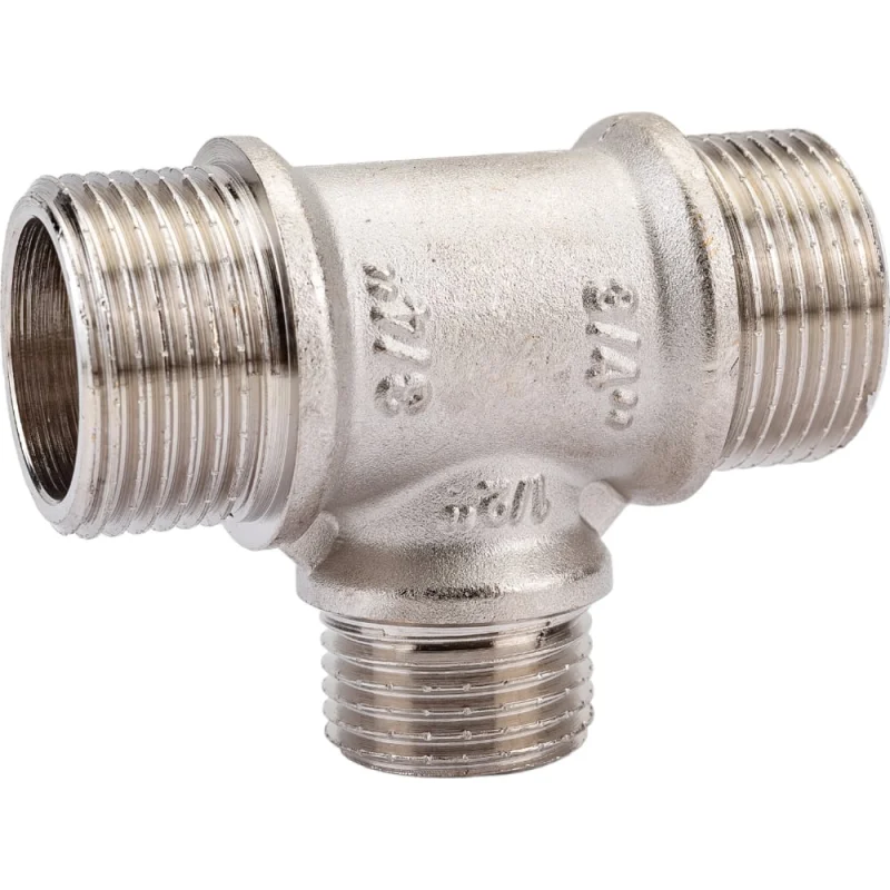 Переходной тройник Valtec 3/4"х1/2"х3/4" наружный-наружный-наружный VTr.131.RN.050405