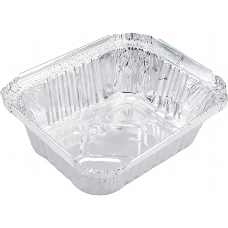 Форма для выпечки Mallony LAMINA размер 15x12x47 см из алюминиевой фольги, прямоугольная, одноразовая 006049