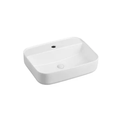 Накладной умывальник чаша Ceramicanova Element прямоугольная, 500х400х140 мм CN5015