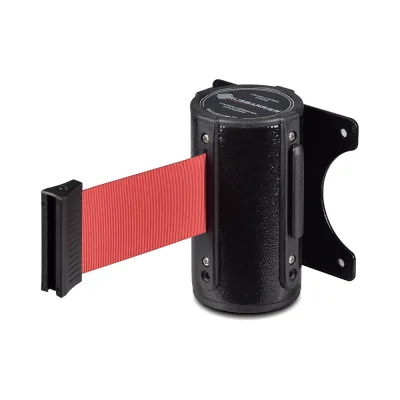Комплект настенный блок с лентой и фиксатор Rusbarrier KP-NB-36333 BLACK red