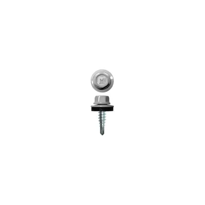 Кровельный саморез Daxmer 4,8x19 RAL 9003 сверло №1, 400 шт 00000349915