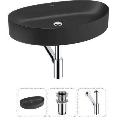 Набор Wellsee 3 в 1 Belle Spa 2.0 накладная раковина 64x40 см 20212624R