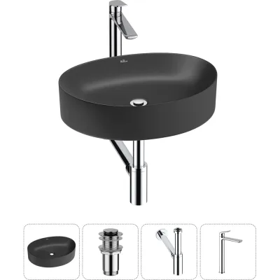 Набор Wellsee 4 в 1 Belle Spa 2.0 накладная раковина 50x38 см 20212599R