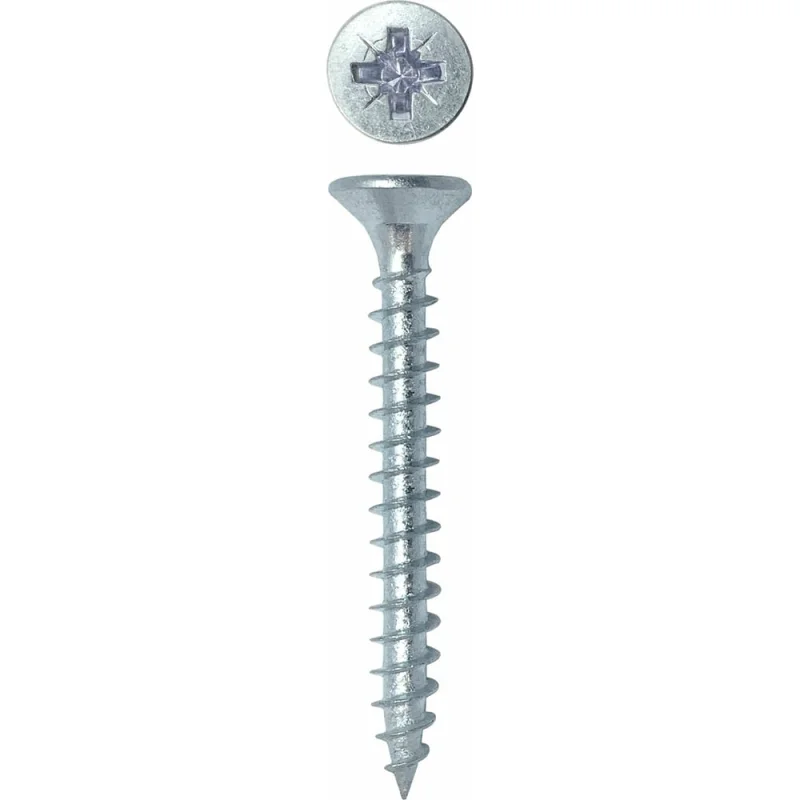Универсальный саморез Rizzel Pz 3,5x30 белый цинк 13000 шт 00-00464277