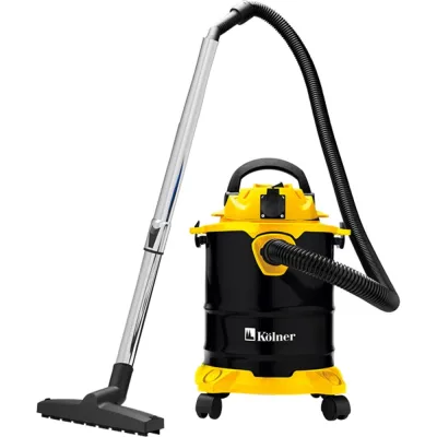 Пылесос строительный Kolner KVC 20L-S 20л, 16кПа, 1200Вт, 26л/с 8040400076