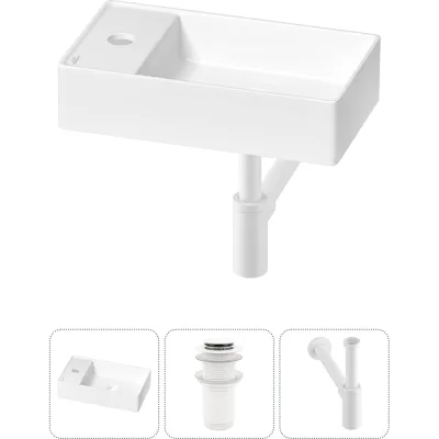 Мини-раковина для ванной комнаты или туалета Wellsee WC Area в наборе 3 в 1 20213801R