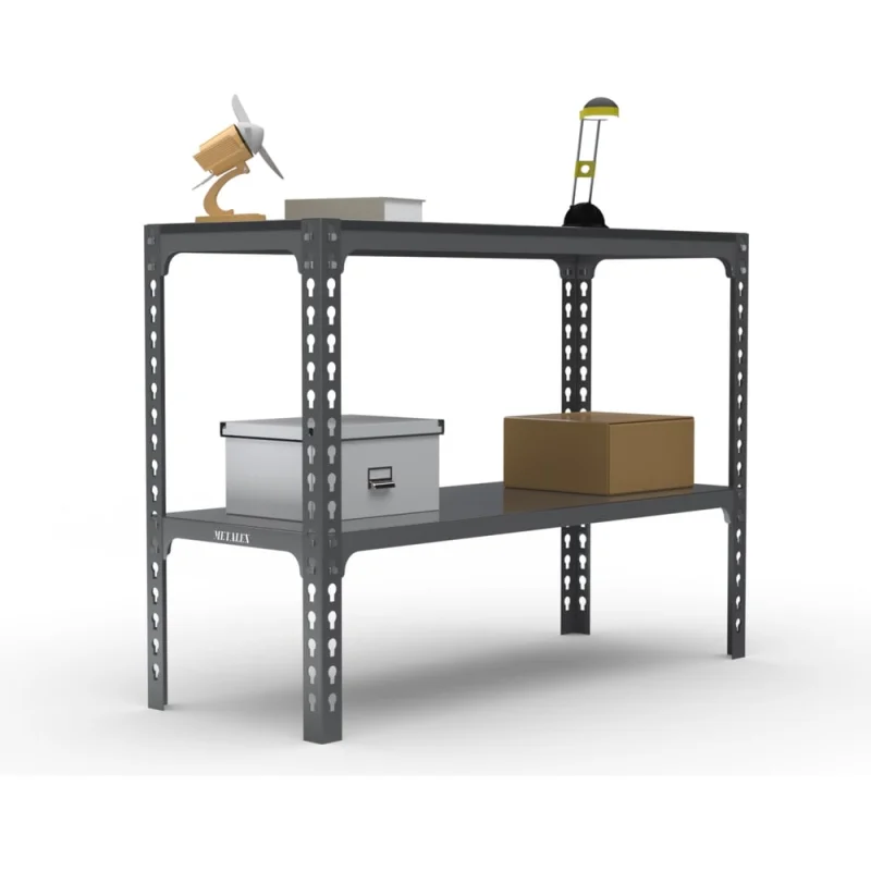 Стол-верстак Metalex ООО 950x1200x400 одна полка, серый 111573