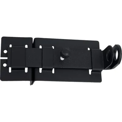 Накладная задвижка Tech-Krep ЗЩ 029 106х66 плоский ригель L146 черный 148379