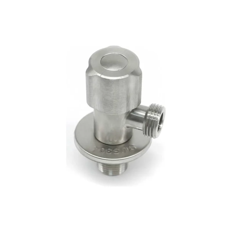 Клапан для бытовой техники Rvc кран-букса, угловой 1/2", сатин 16895