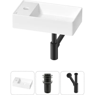 Мини-раковина для ванной комнаты или туалета Wellsee WC Area в наборе 3 в 1 20213799R