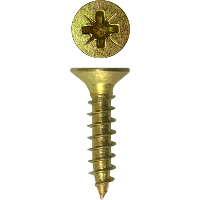 Универсальный саморез Rizzel Pz 3,5x20 желтый цинк 28000 шт 00-00464086