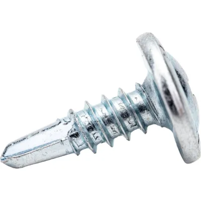 Саморезы Steelfix 4,2х13 ПШС (прессшайба сверло), цинк, 0,5кг (341шт), ПШС421305