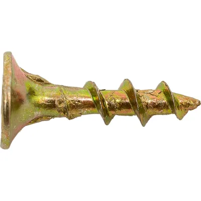 Саморез для ГКЛ STEELREX крупная резьба, жёлтый цинк, 3,5x16 мм, 500 шт. 0105035016B400050032