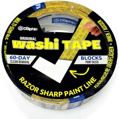 Малярная лента Blue Dolphin Washi 25 мм х 50 м 300-1-01