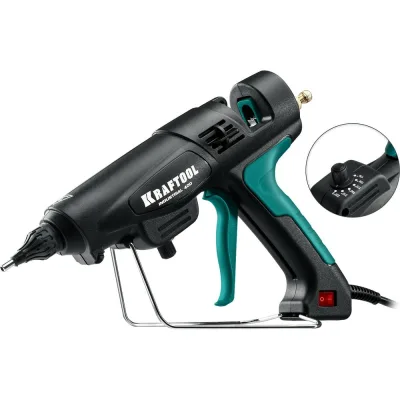 Пистолет термоклеящий Industrial 400 KRAFTOOL Pro 300Вт 06843-300-12