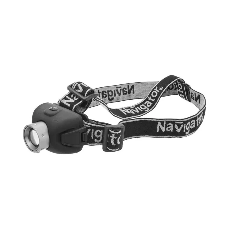 Фонарь Navigator, NPT-H06-3AAA, налобный, CREE, 1LEDx5Вт, 3 режима, фокус 94913