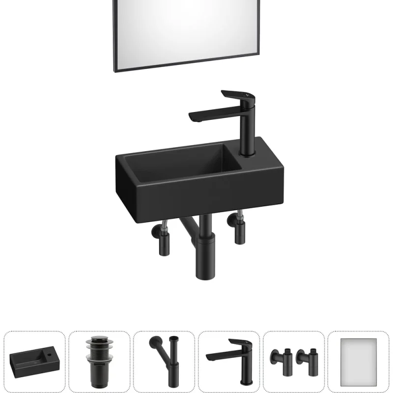 ΠΠΎΠΌΠΏΠ»Π΅ΠΊΡ 6 Π² 1 Wellsee Bathroom Sink Π½Π°ΠΊΠ»Π°Π΄Π½Π°Ρ/ΠΏΠΎΠ΄Π²Π΅ΡΠ½Π°Ρ ΡΠ°ΠΊΠΎΠ²ΠΈΠ½Π° 40x20 ΡΠΌ ΡΠΎΡΡΠΎΠΈΡ 20219578R