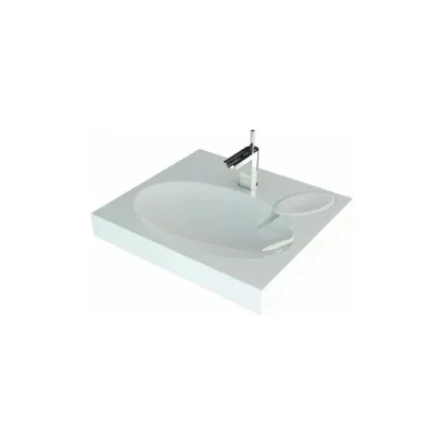 Reflexion home Раковина Reflection alpha для установки над стиральной машиной (60x55 см) RF6055AL