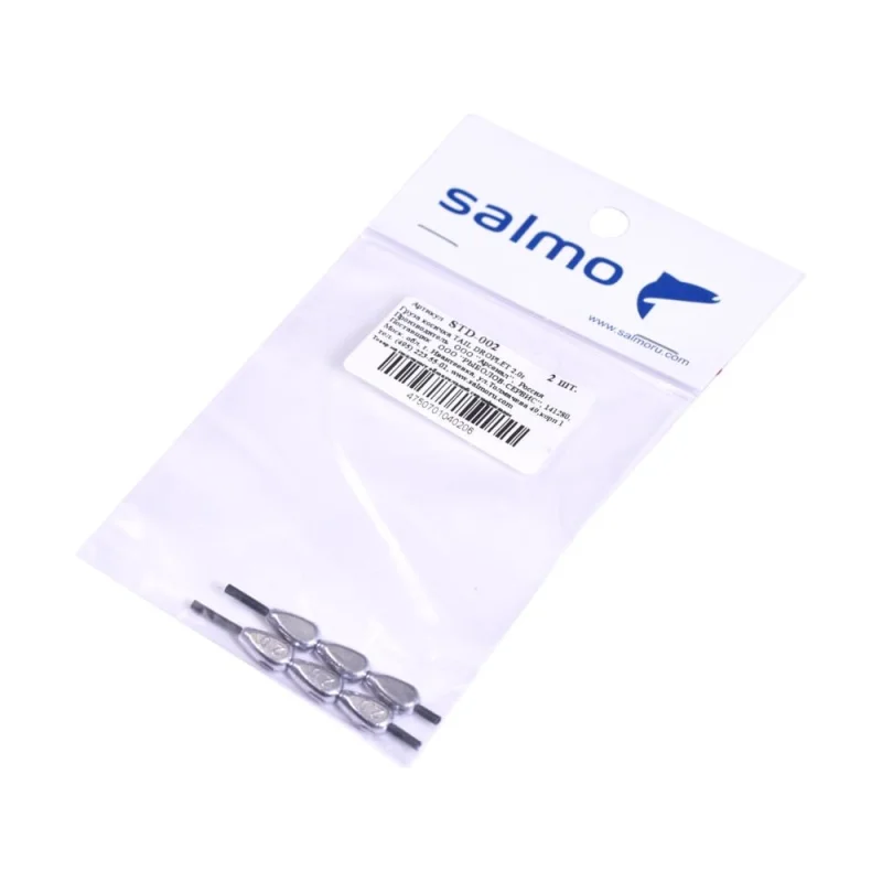 Груза косичка SALMO TAIL DROPLET 2.0г, 2шт STD-002