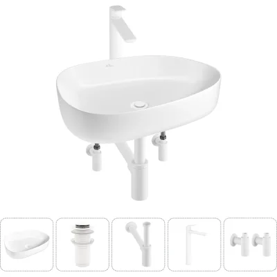 Набор Wellsee 5 в 1 Belle Spa 3.0 накладная раковина 55x40 см 33590 20212732R