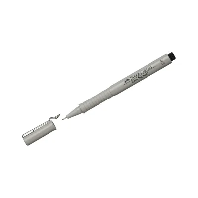 Капиллярная ручка Faber-Castell Ecco Pigment черная, 0.3 мм 166399