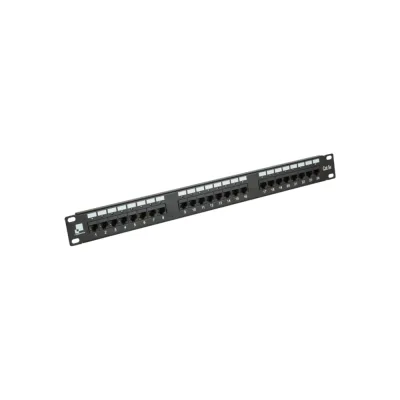 Патч-панель LANMASTER 24 порта с индикаторами, UTP, категория 5E, 1U LAN-PPi24U5E