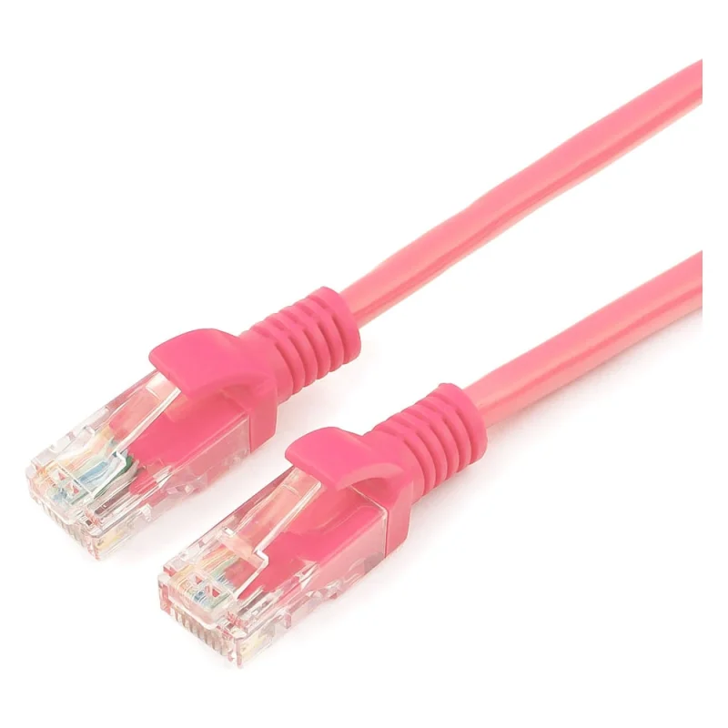 Многожильный патч-корд Cablexpert UTP кат.5e, 2м, литой, розовый PP12-2M/RO