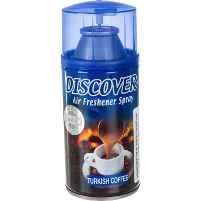 Сменный баллон для автоматического освежителя DISCOVER TURKISH COFFEE 320 мл кофейный DSR 0016-21