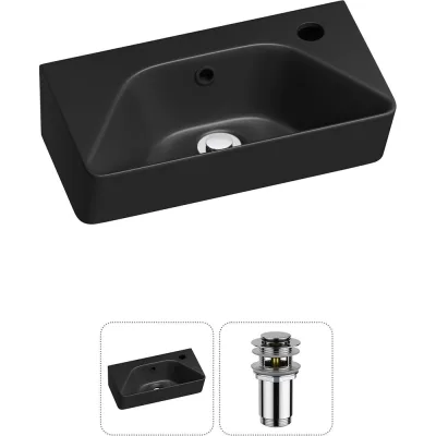 Комплект Wellsee 2 в 1 Lavinia Boho Bathroom Sink накладная/подвесная раковина 40x22 см 20216429R