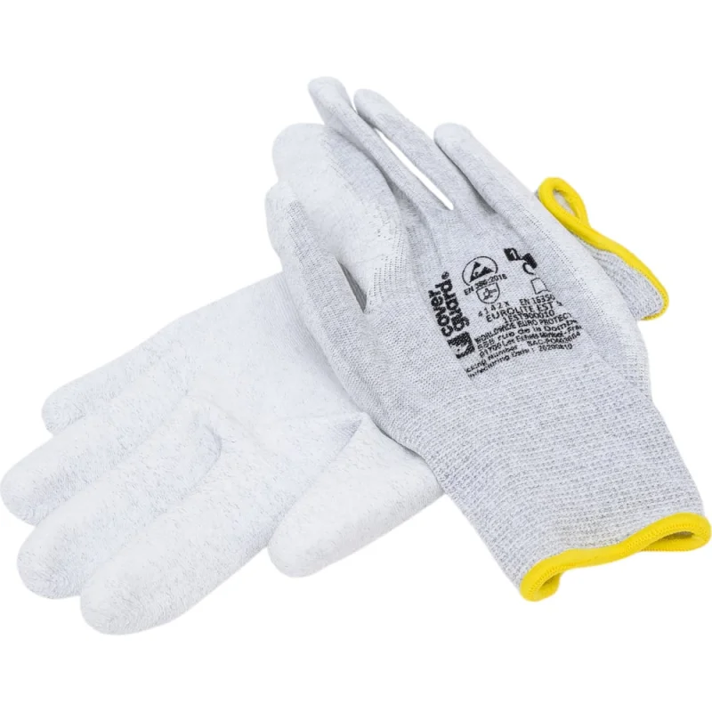 Перчатки COVERGUARD EUROLITE EST90 белые, размер 10 1EST90