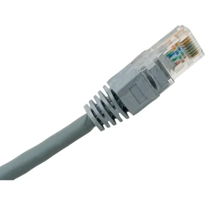 Коммутационный шнур DATAREX u/utp, категория 5e, lszh, нга-hf, 0,3 м, серый DR-181003