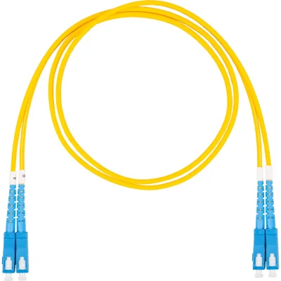 Оптический коммутационный шнур DATAREX патч-корд sc-sc duplex os2 нга-hf желтый 3,0 м DR-221144