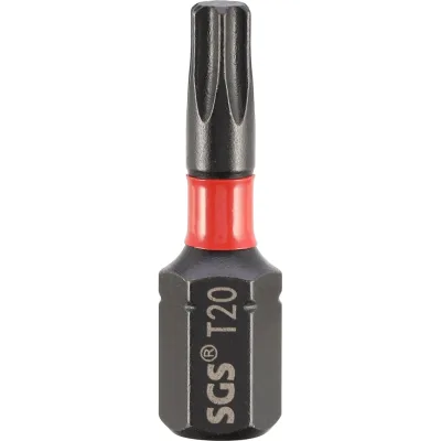 Бита SGS ударная TORX T20, 25мм Impact S2 1шт 6325-T20-IB