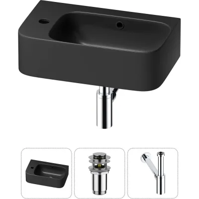 Комплект Wellsee 3 в 1 Lavinia Boho Bathroom Sink накладная/подвесная раковина 45x27 см 20216488R