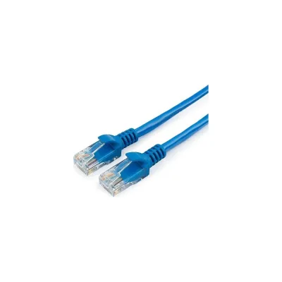 Литой многожильный патч-корд Гарнизон CCA light UTP категория 5e, 5м, (синий), PC-UTP-5e-5-B
