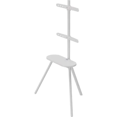 Стойка UNITEKI ST005NW для телевизора мобильная, напольная с полкой, диагональ 37-65 дюймов, подставка на пол для ТВ и монитора SNM005NW