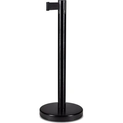 Стойка ограждения RUSBARRIER с лентой 5 м BSLN-327635 BLACK black