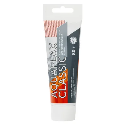 Паста для резьбовых соединений Aquaflax Classic 80 г