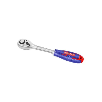 Ключ трещоточный emtop 1/4" 45T, длина: 158 мм, материал храповика: CrMo ERWH0141