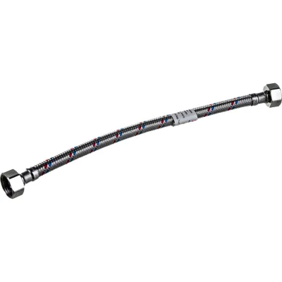 Гибкая подводка для воды (30 см; 1/2"; гайка-гайка) VALTEC VTf.001.IS.0404030