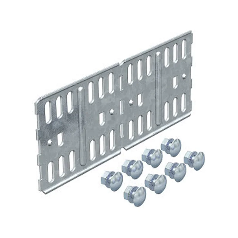 Соединитель OBO Bettermann RLVL 85 FT, продольный/угловой, для листовых лотков, L=200, сталь, горячий цинк 6067816