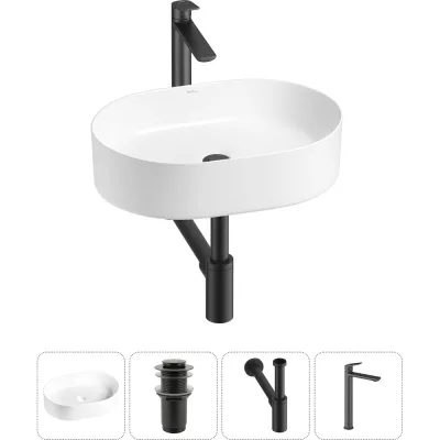 Набор Wellsee 4 в 1 Belle Spa накладная раковина 50x37 см 20212514R