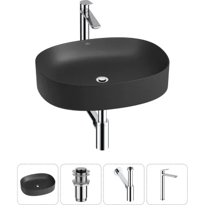 Набор Wellsee 4 в 1 Belle Spa 2.0 накладная раковина 55x45 см 20212571R