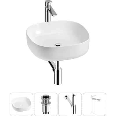 Набор Wellsee 4 в 1 Belle Spa 3.0 накладная раковина 45x45 см 20212697R